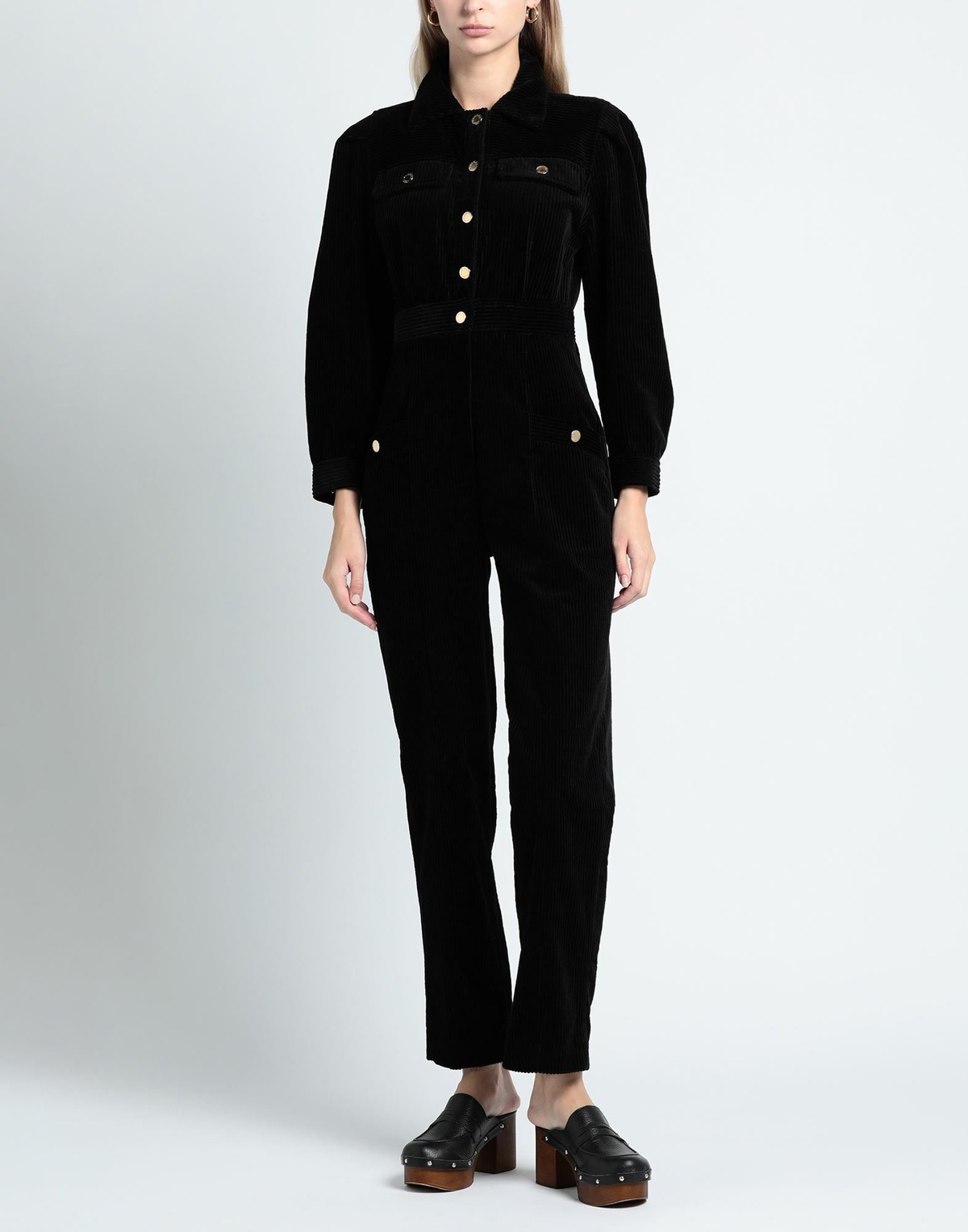 Sandro Womens Jumpsuit in Black