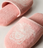 Versace Home Medusa jacquard terry slippers