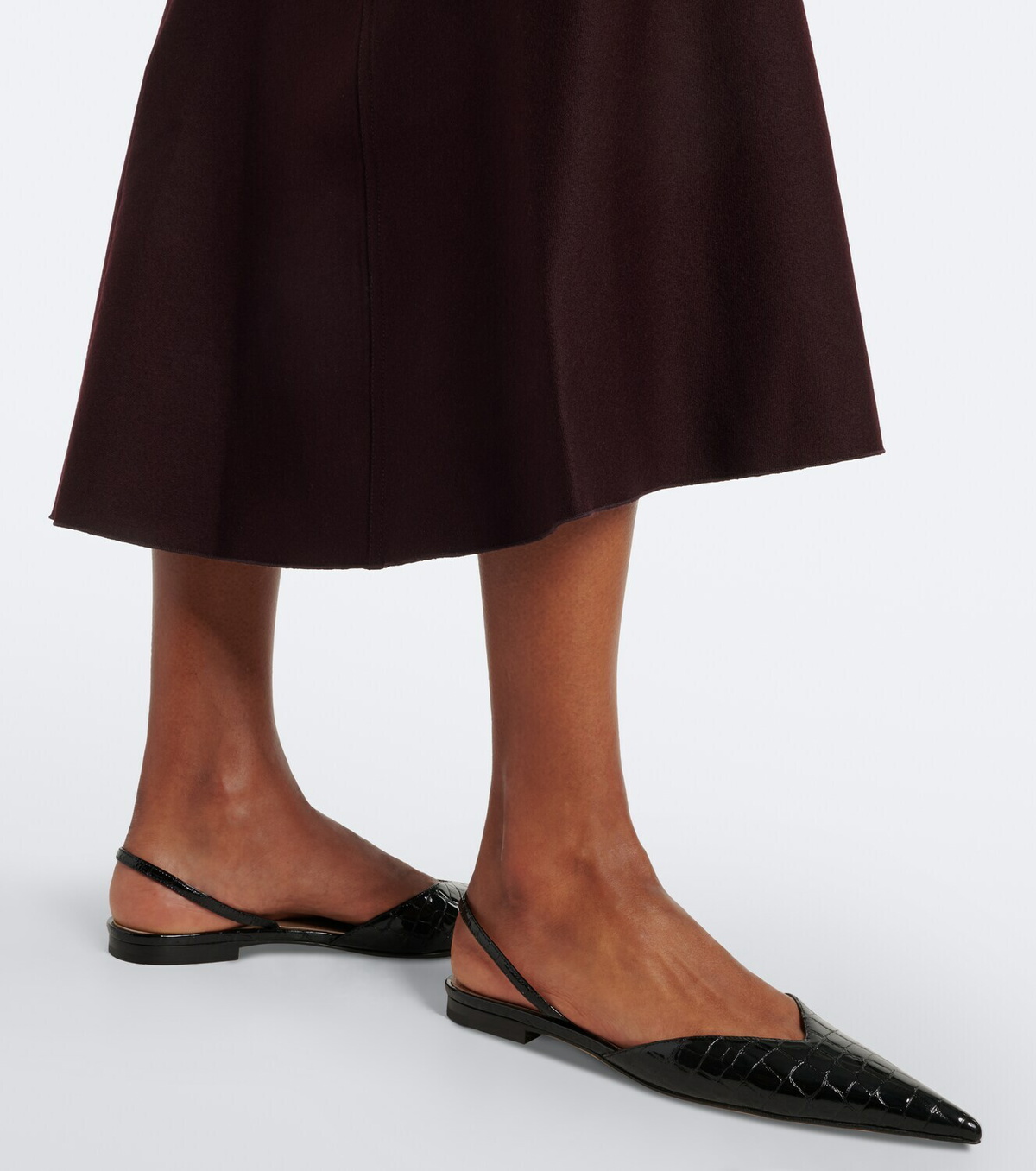 Victoria Beckham Victoria leather slingback flats