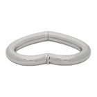 Ambush Silver Pipe Heart Bracelet