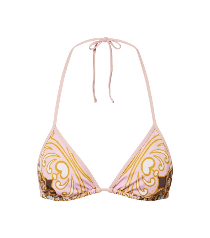 Photo: La DoubleJ Printed bikini top
