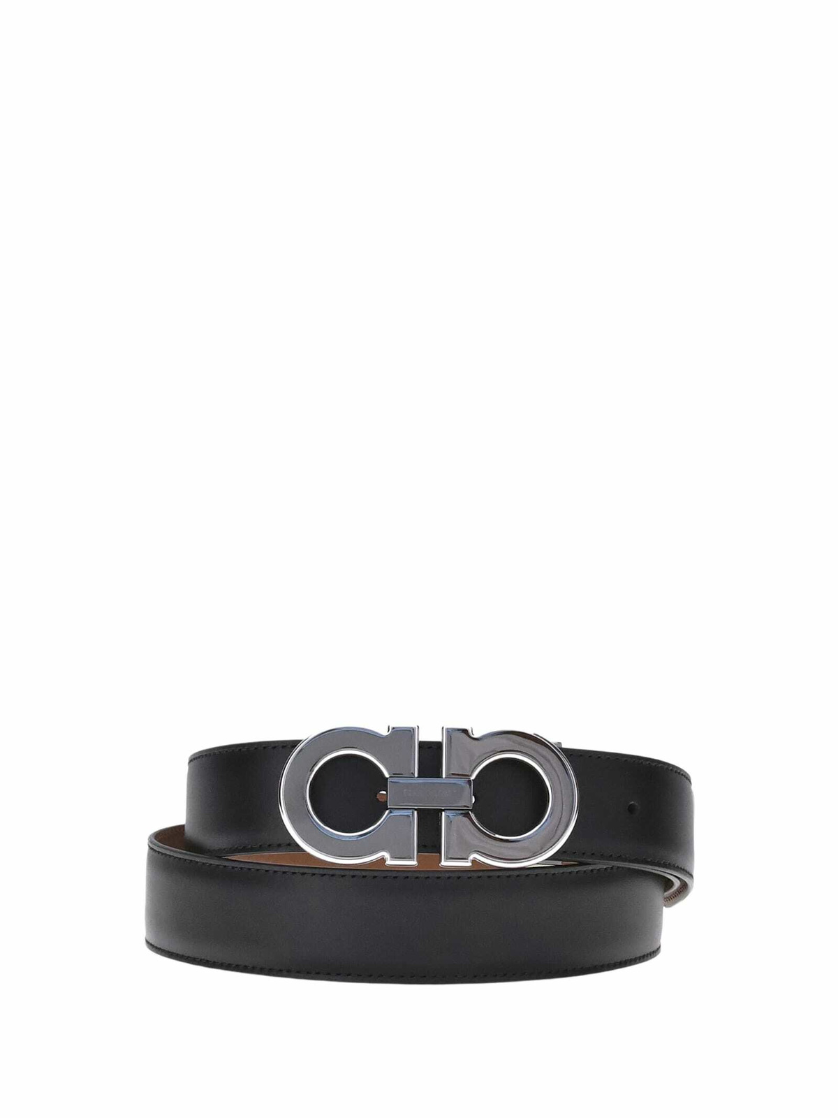 YOKE Narrow Leather Belt BLACK×SILVER YOKE - 【残りわずか】Narrow Leather Belt(BLACK×SILVER