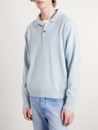 ssstein - Merino Wool Polo Shirt - Blue
