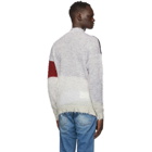 Off-White Grey Punked Sweater