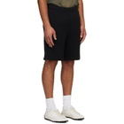 AAPE by A Bathing Ape Black 'AAPENOW' Moonface Logo Sweat Shorts