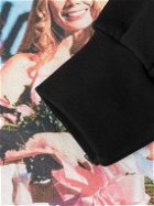 JW Anderson - Carrie Printed Cotton-Blend Jersey Hoodie - Black