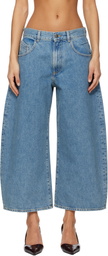 The Attico Blue Long Jeans