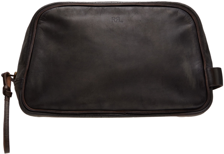 Photo: RRL Brown Leather Travel Pouch