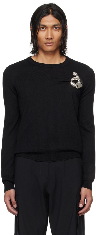 Photo: Coperni Black Emoji Sweater