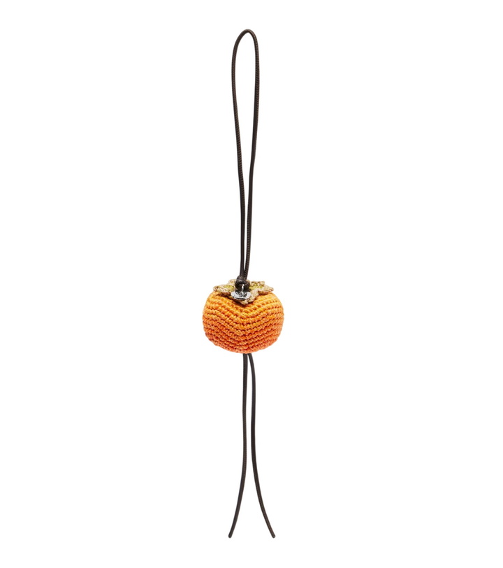Photo: JW Anderson Persimmon crochet bag charm