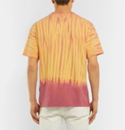 Aries - Printed Tie-Dyed Cotton-Jersey T-Shirt - Men - Yellow