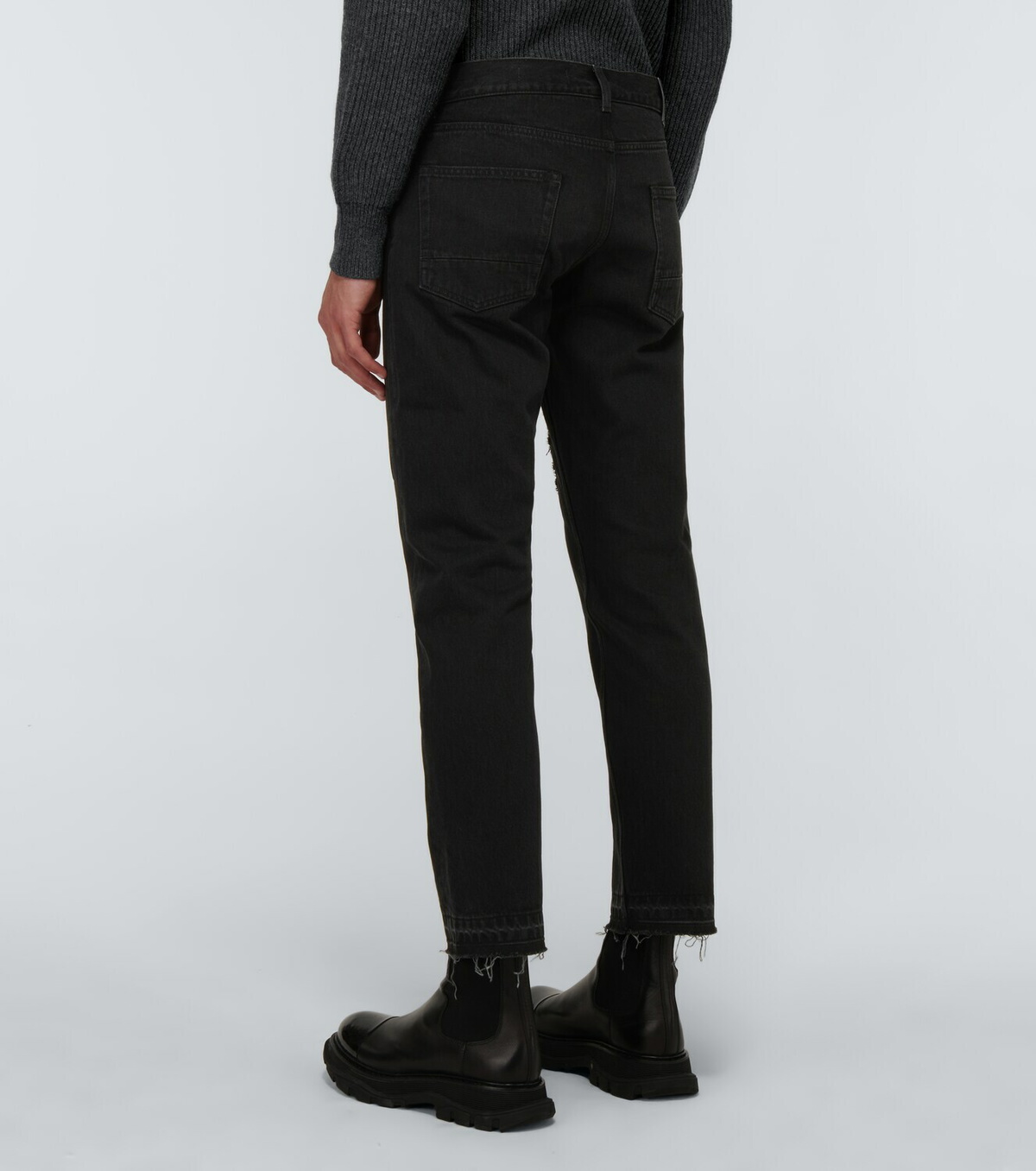 【送料&関税込】Alexander McQueen Slim Pant McQueen - Slim fit jeans black - The Corner