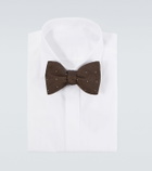 Dunhill Polka-dot silk bow tie