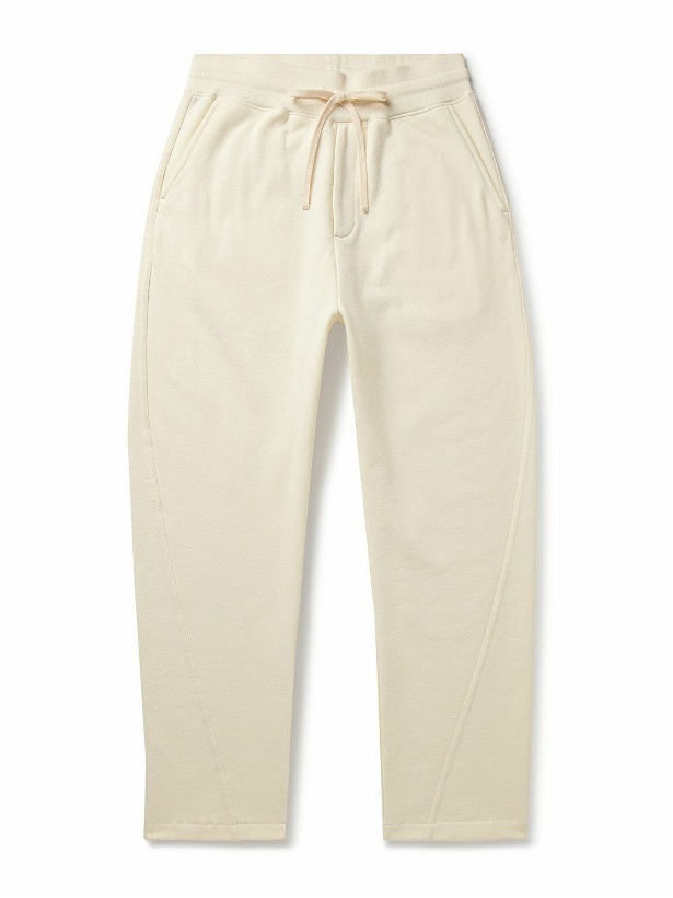 Photo: John Elliott - Studio Fleece Sendai Slim-Fit Cotton-Jersey Sweatpants - Neutrals