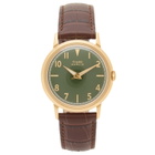 Timex Marlin 34mm 3-Hand Quartz Watch in Green/Brown 