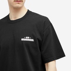 Neighborhood Men's 4 Printed T-Shirt in Black