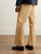 Marni - Wide-Leg Cotton-Gabardine Trousers - Neutrals