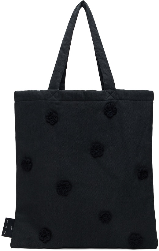 Photo: Song for the Mute Black Daisy Tote