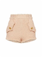 BALMAIN - Tweed Mini Shorts