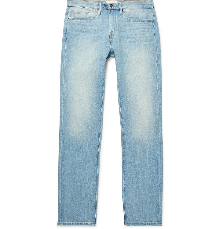 Photo: FRAME - L'Homme Slim-Fit Denim Jeans - Blue