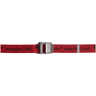 Off-White Red 2.0 Industrial Belt