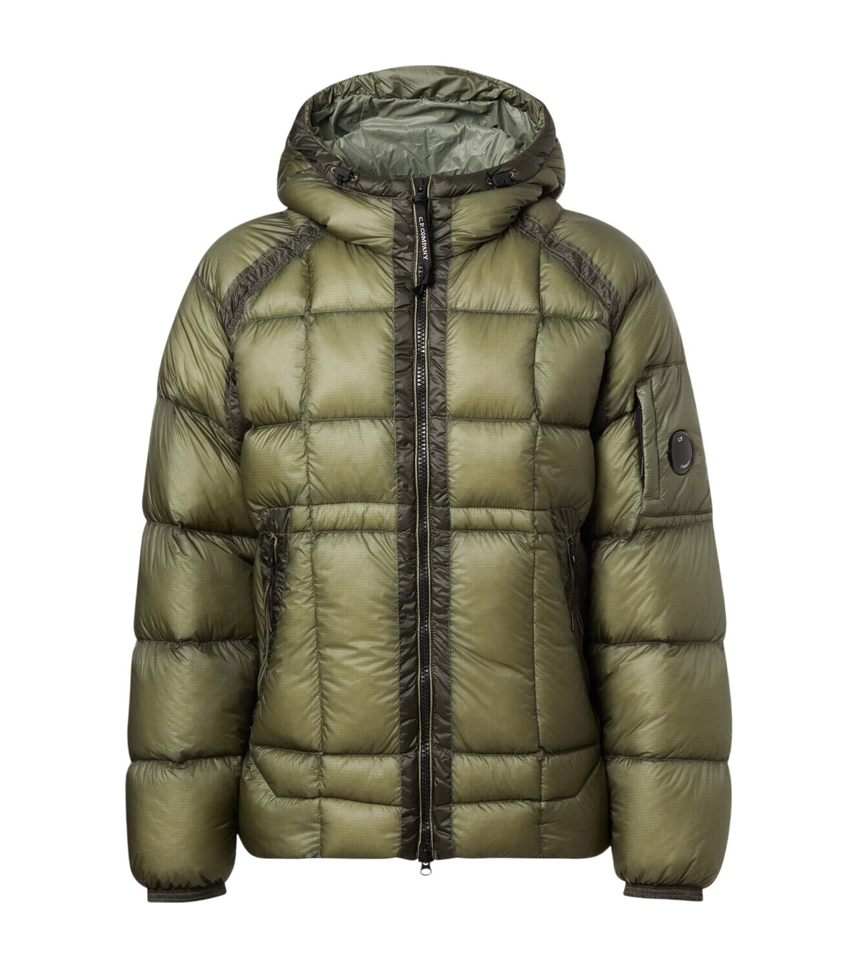 C.P. Company Green Taylon P Mixed Overshirt Jacket C.P. Company