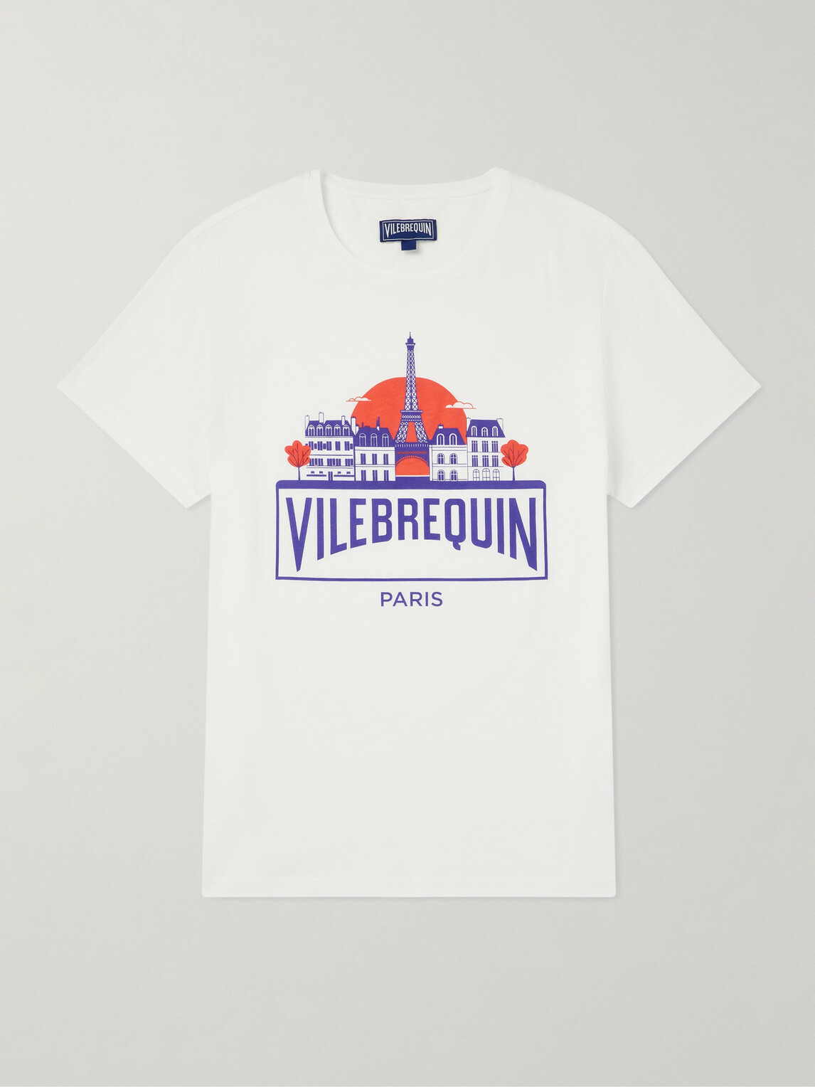 Vilebrequin - Thom City Logo-Print Cotton-Jersey T-Shirt - White