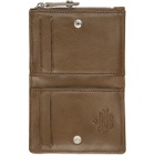 Vivienne Westwood Brown Slim Flap Card Holder