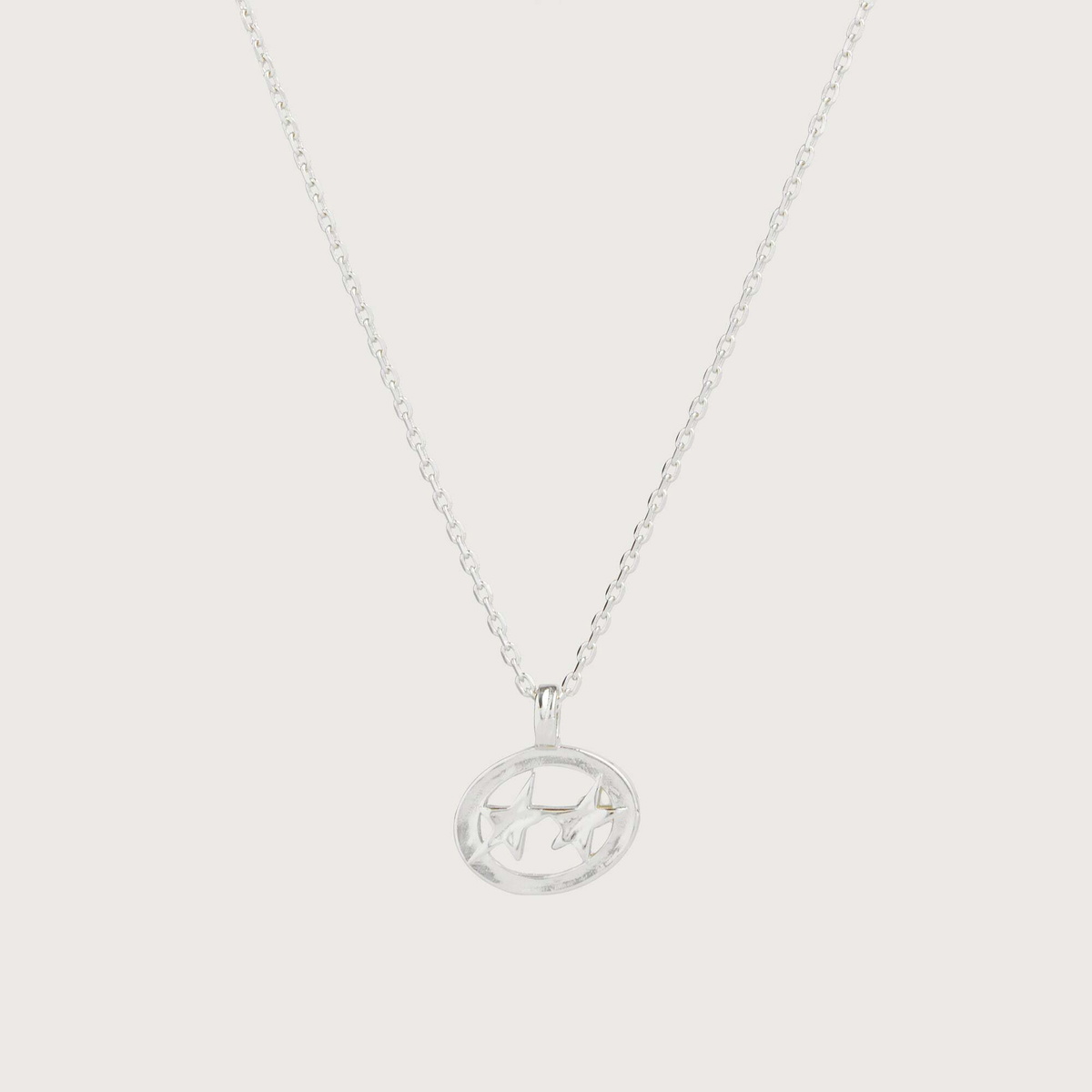 TwoJeys Superstar Necklace in Silver