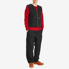 Dickies Men's Duck Canvas Vest in Stone Washed Black