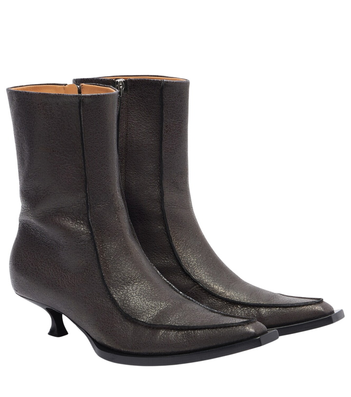 Photo: Calvin Klein Collection Jodi leather ankle boots