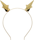 AREA Gold Star Stud Headband