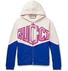 Gucci - Logo-Appliquéd Cotton-Jersey Zip-Up Hoodie - Multi