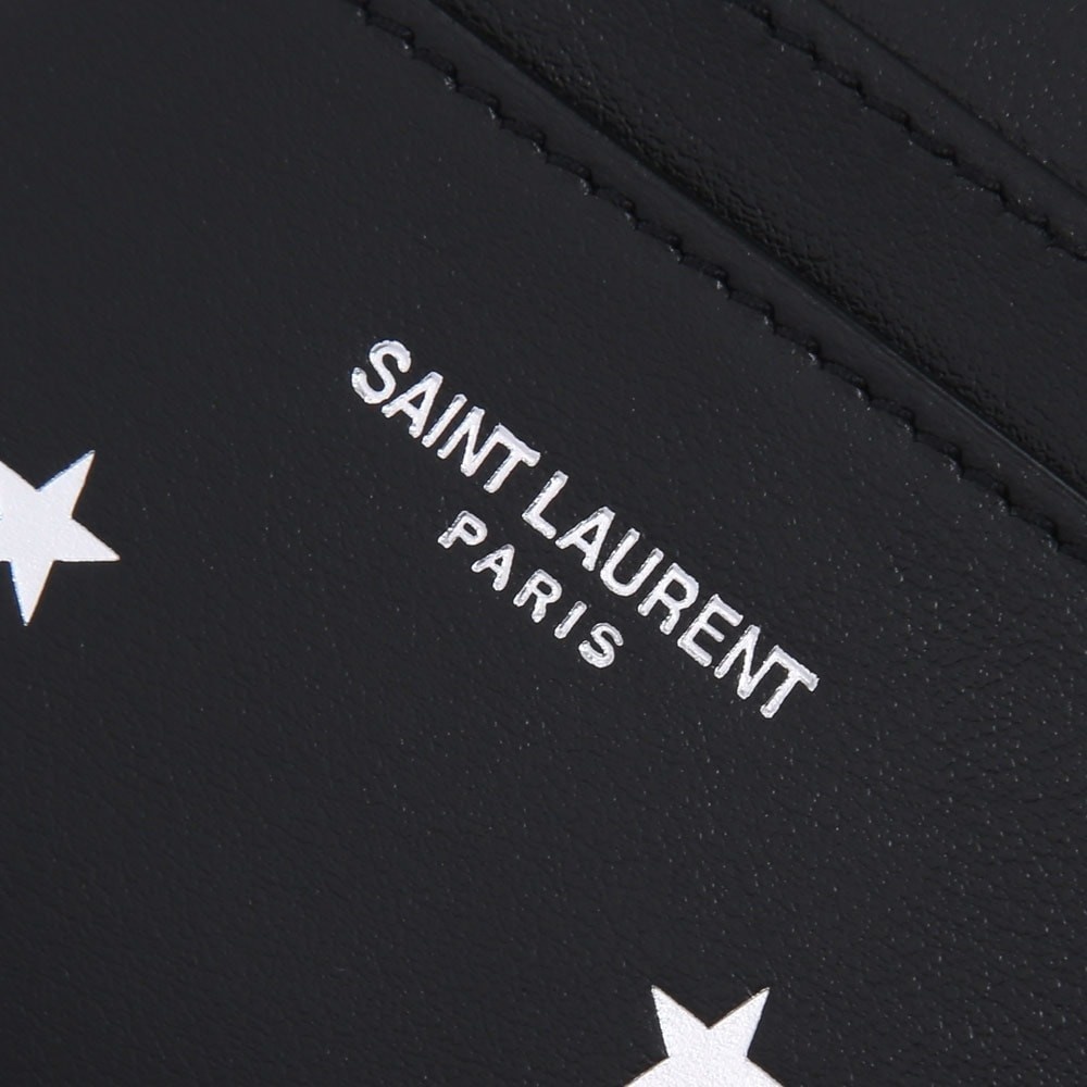 Saint Laurent Silver Star Card Holder Saint Laurent
