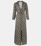Rixo Franchi floral cotton midi dress