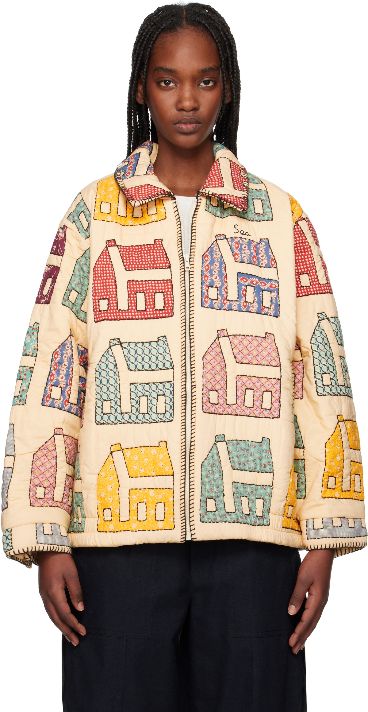 SEA NY Beige Anneliese Jacket