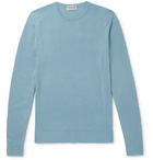 John Smedley - Lundy Slim-Fit Merino Wool Sweater - Blue