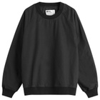 MHL by Margaret Howell Men's Woven Crew Sweatshirt in Indigo
