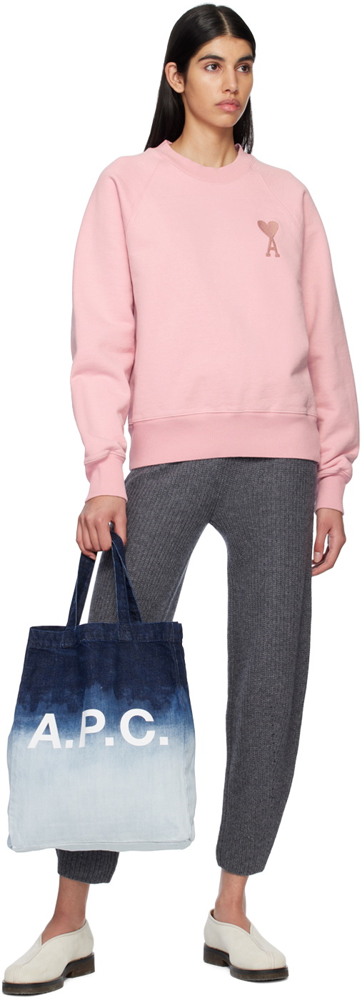 AMI Paris Pink Ami De Coeur Sweatshirt