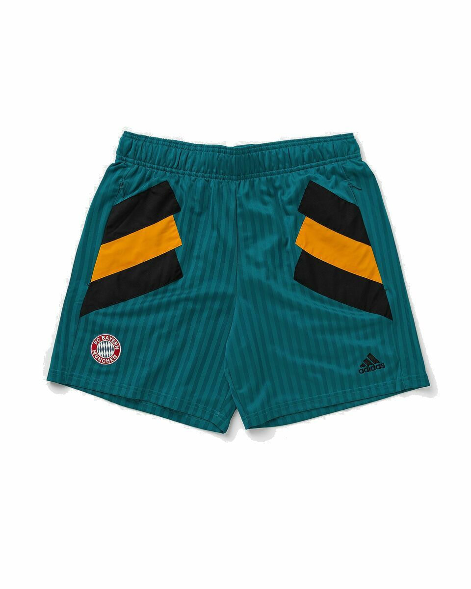 Photo: Adidas Fc Bayern Icon Shorts Green - Mens - Sport & Team Shorts