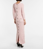 Balenciaga - Tweed maxi dress