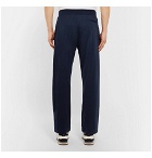 Ralph Lauren Purple Label - Wide-Leg Pima Cotton-Jersey Sweatpants - Men - Blue