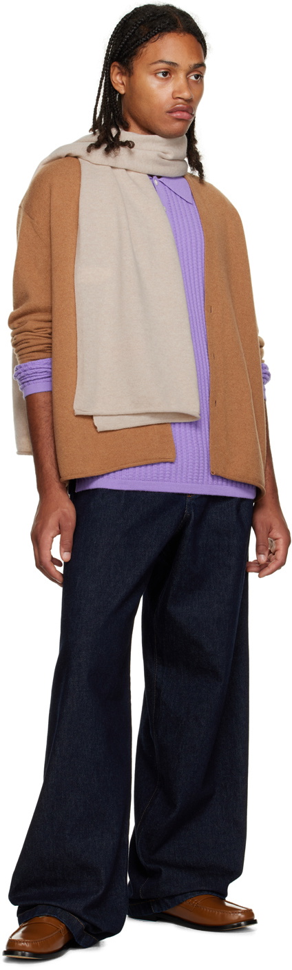 Guest In Residence Beige 'The Big' Scarf