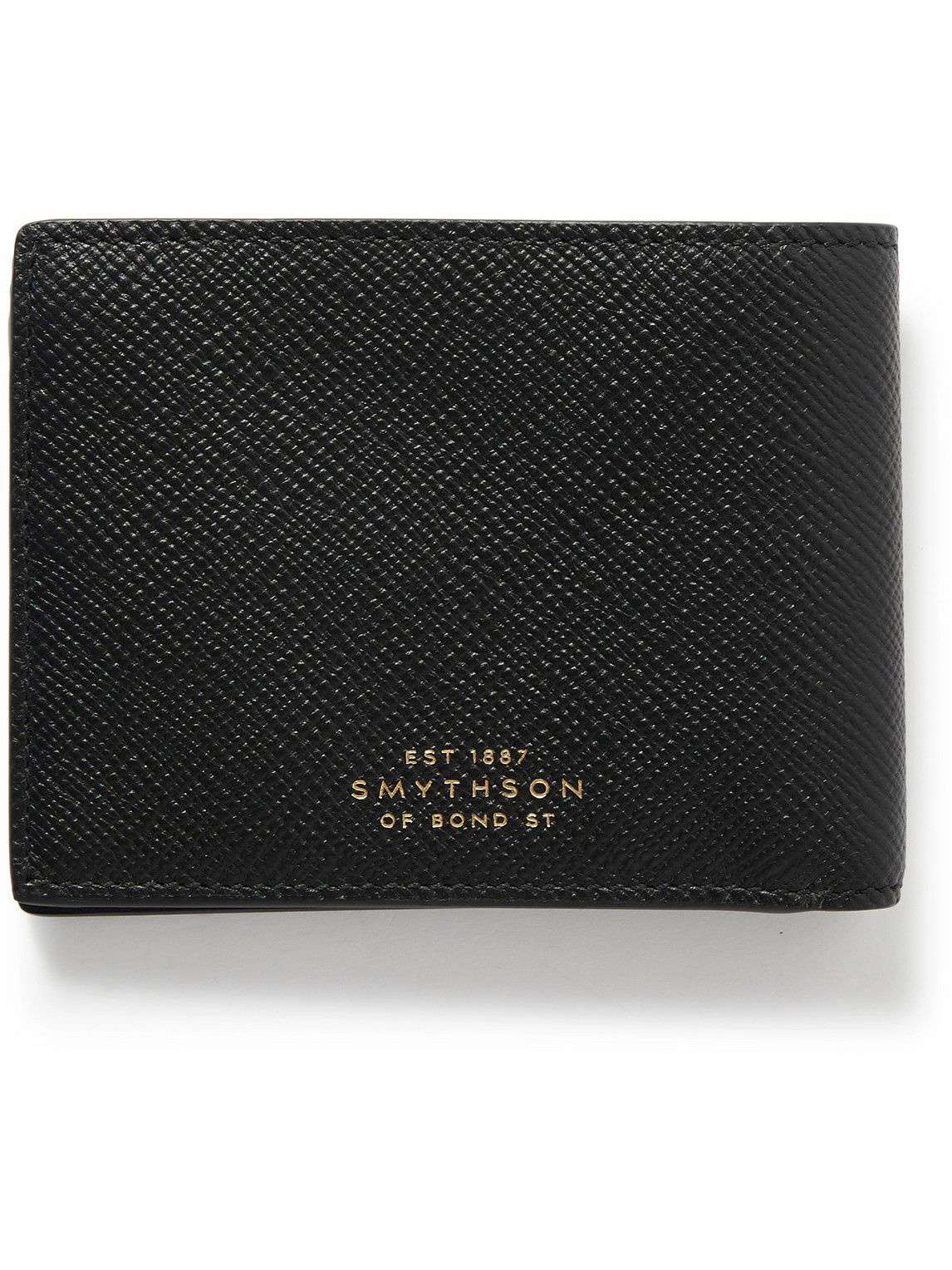 Smythson - Panama Cross-Grain Leather Billfold Wallet Smythson