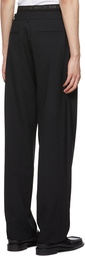 Dion Lee Black Rib Trousers