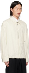 Wooyoungmi Off-White Zip Up Shirt
