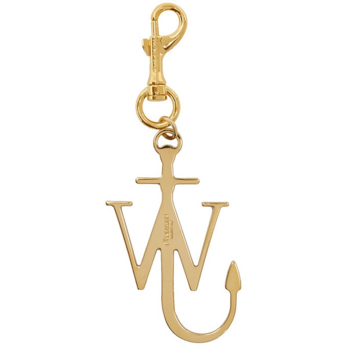 Photo: JW Anderson Brown and Gold Anchor Keychain