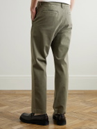 FRAME - The Straight Cotton-Twill Chinos - Green