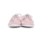 Loewe Pink Nubuck Boat Shoes