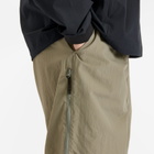 Snow Peak Men's Nylon Tussah Utility Storage Pants in Light Olive